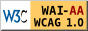 Level Double-A conformance icon,W3C-WAI Web Content Accessibility Guidelines 1.0
